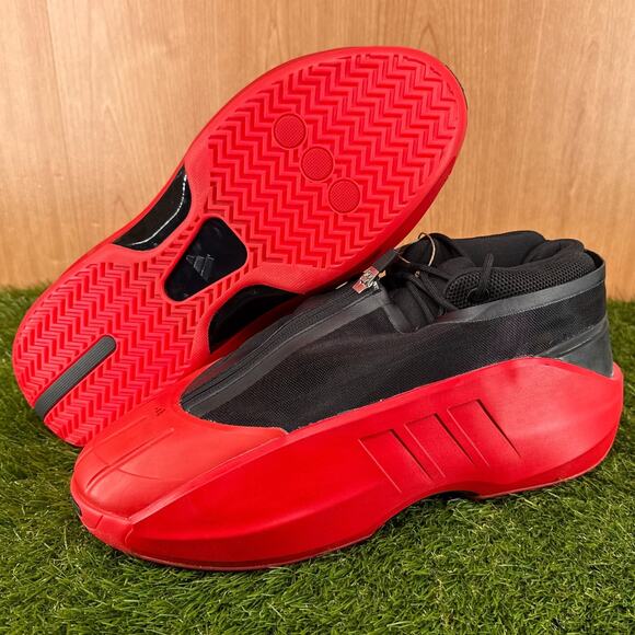 adidas Crazy IIInfinity Red Core Black Basketball Shoes IF4540 Men\'s Size 14